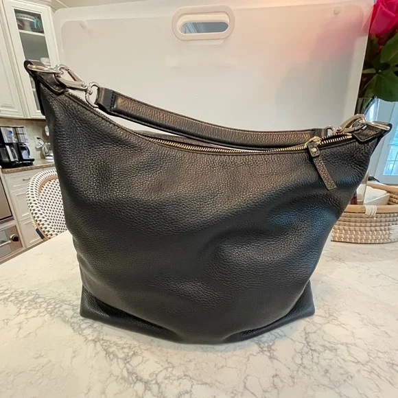 Black soft leather Kate Spade purse with original dust cover - Picture 6 of 12